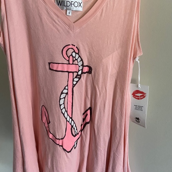 NWT Wildfox Hey Sailor Baby Anchor Tank Small - Picture 2 of 4